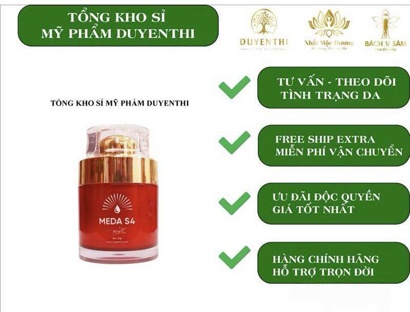 🍀 Meda S4 Duyên Thị Bách Y Sâm 30g - Kem khử sắc tố nám tại nhà - Thải Nám Thuần Việt