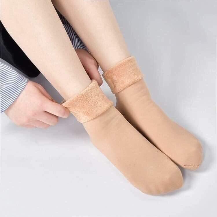 Sét 10 đôi tất nỉ lót lông giữ ấm