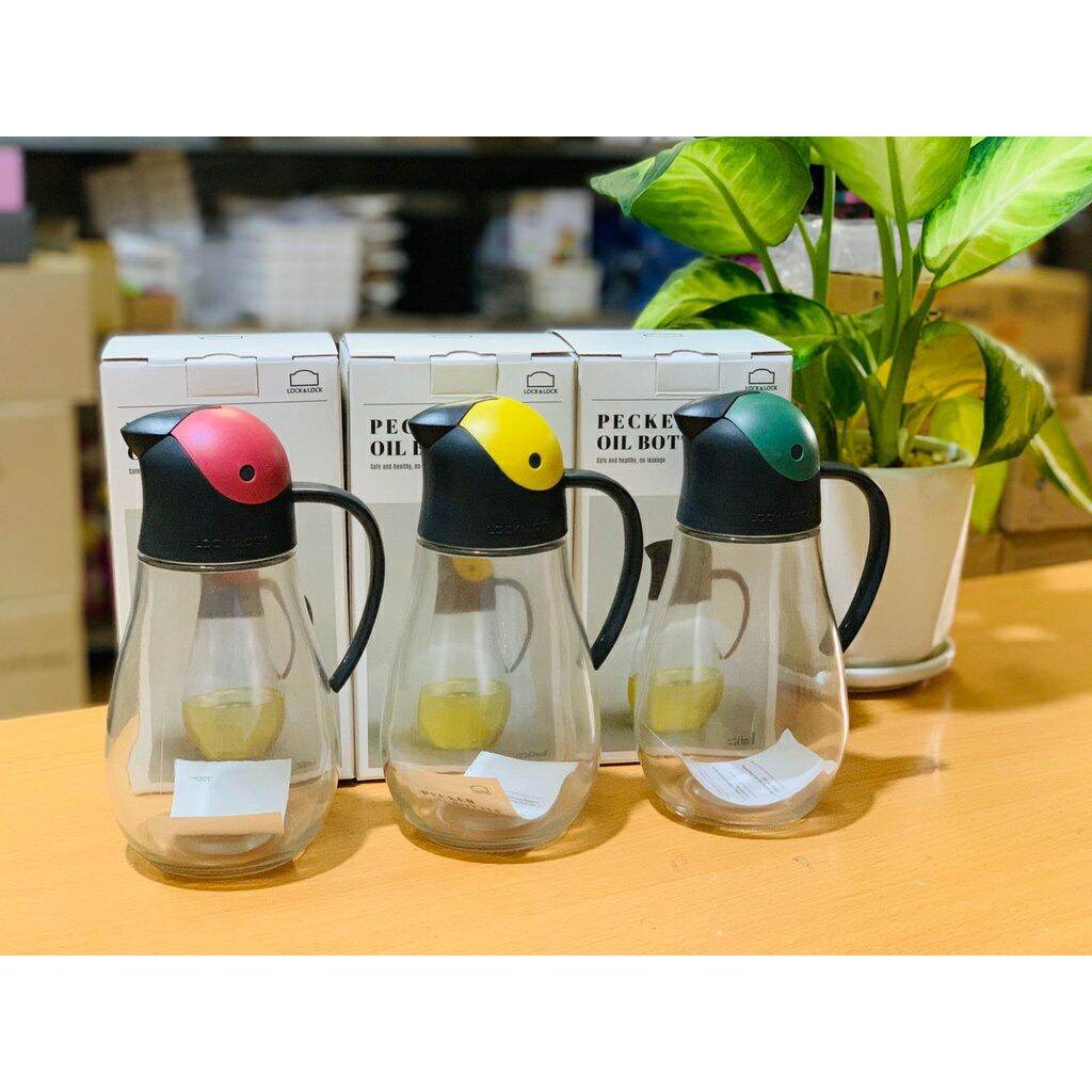 Bình Đựng Dầu Ăn Nắp Mở Tự Động LocknLock 550ml CKO201
