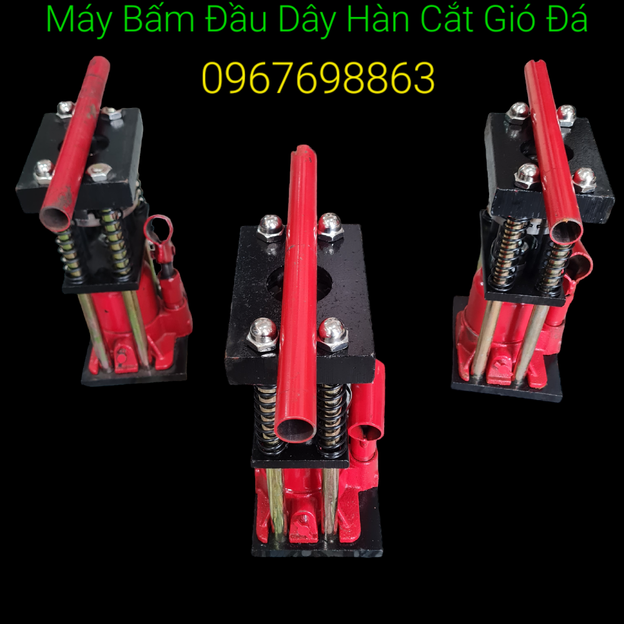 Máy bấm đầu dây thủy lực hàn cắt gió đá