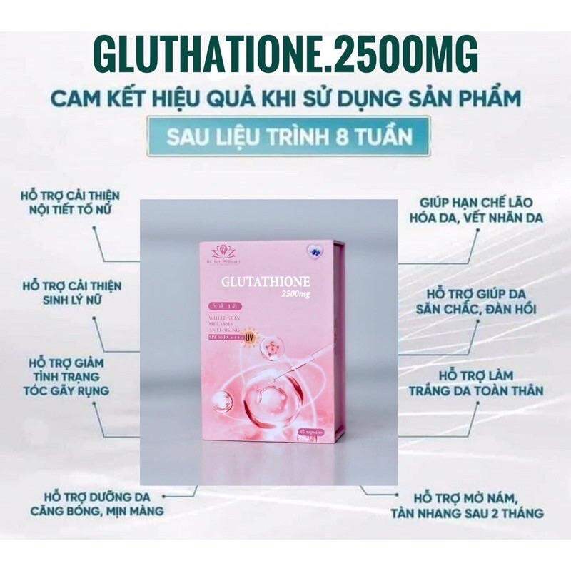 VIÊN UỐNG HUỶ NÁM TRẮNG DA GLUTATHIONE 2500mg ( Dr.Hany 99 Beauty ) - Kẹo