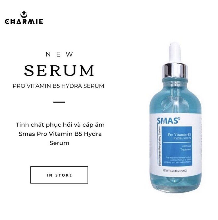 Tinh chất phục hồi và cấp ẩm smas pro vitamin b5 hydra serum