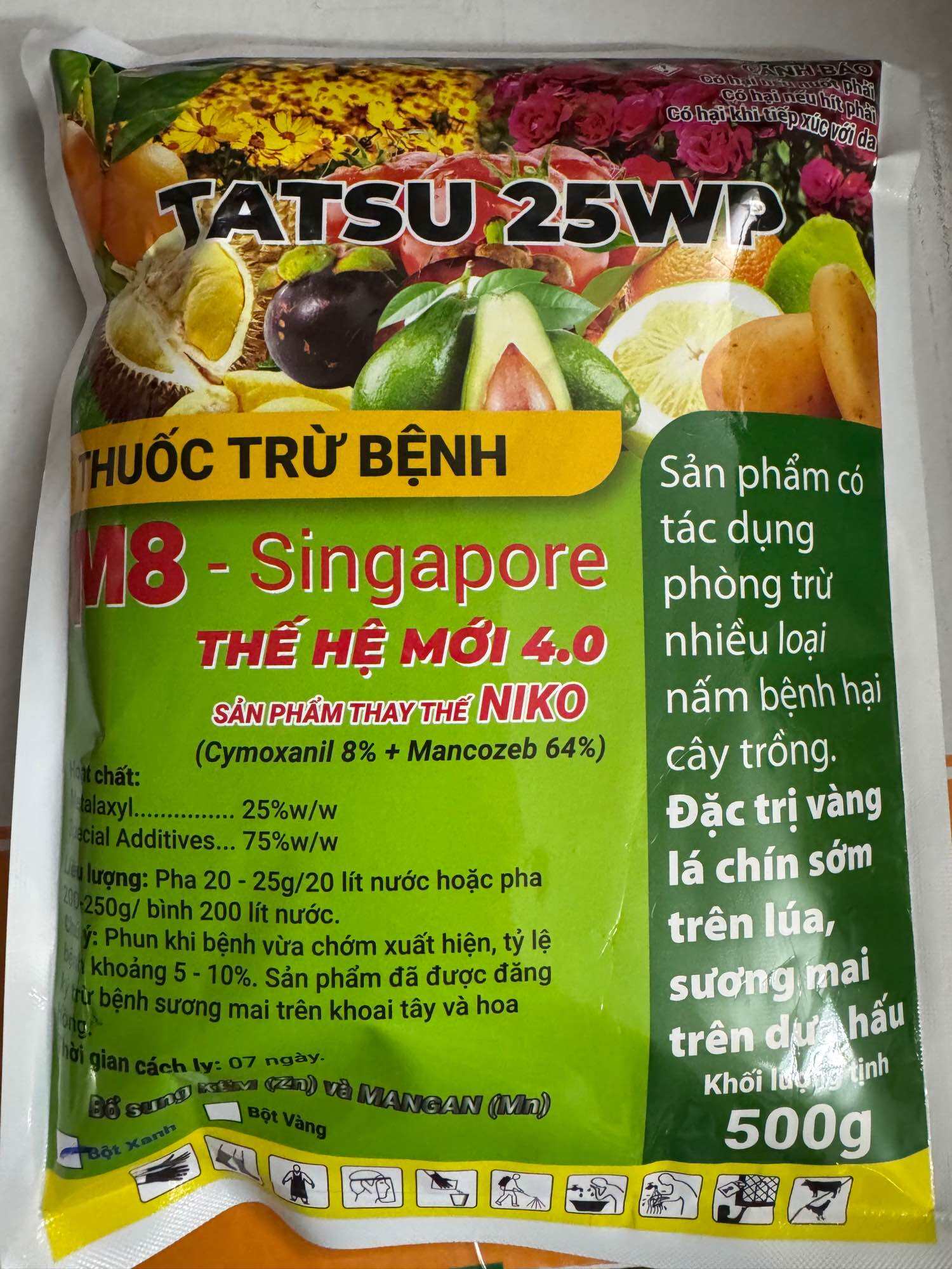 Metalaxyl - Tatsu 500WP (500gr) - Vua các loại nấm cho cây