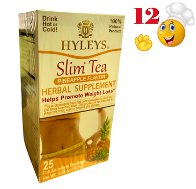 Trà giảm cân câp tốc- trà túi lọc vị dứa giảm mỡ bụng Slim Tea 25 túi loc của Mỹ