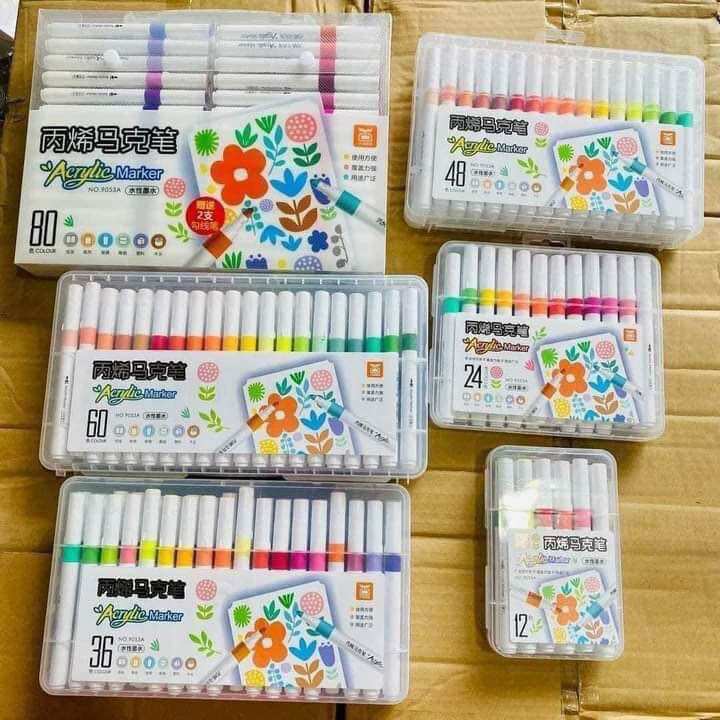 Hộp màu vẽ acrylic maker 9053