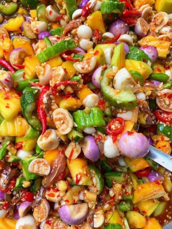 500 gram mắm dưa đu đủ cà pháo - đặc sản huế bông bông