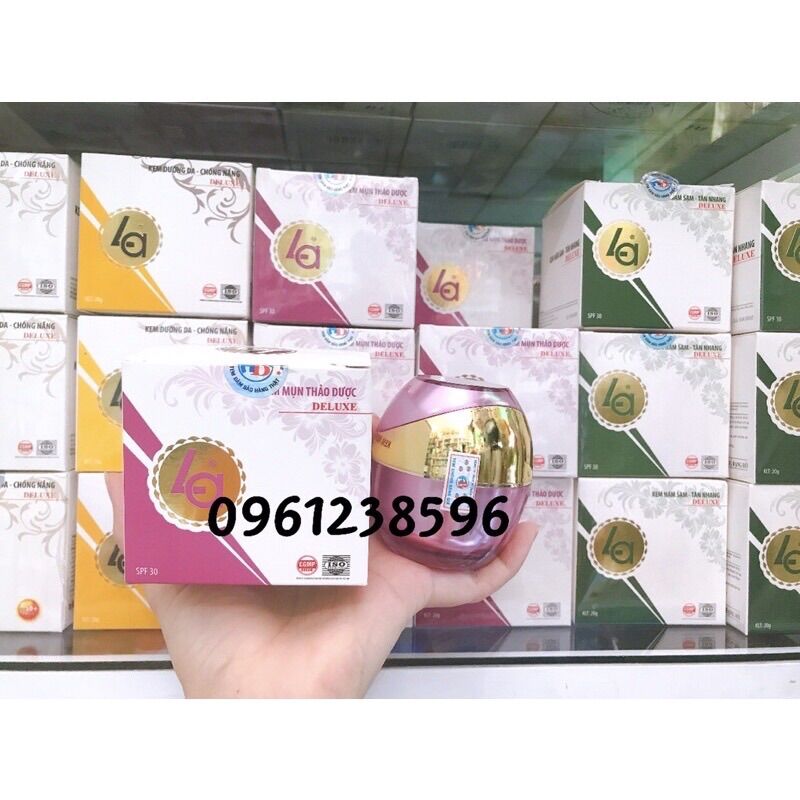 Kem Ngừa Mụn Trắng Da LA Deluxe 20g