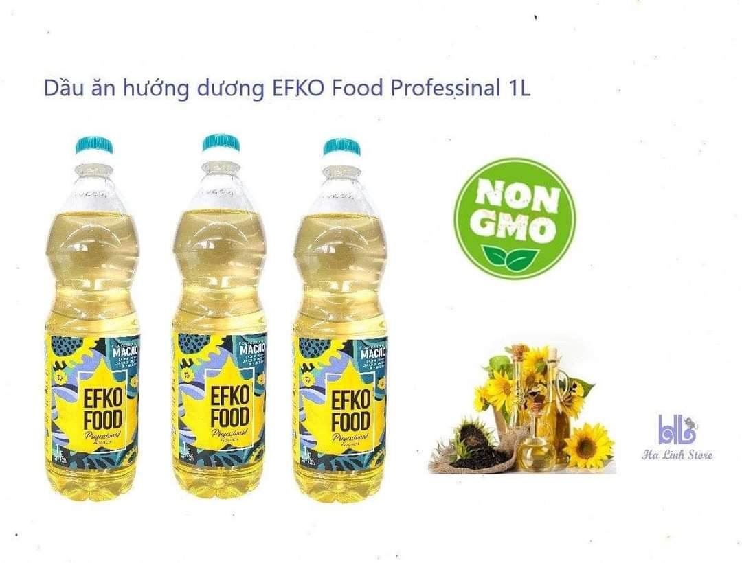 Dầu hướng dương Nga Efko 1 lít