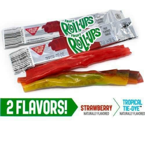 Kẹo dẻo cuộn Fruit Roll ups strawberry - Mỹ
