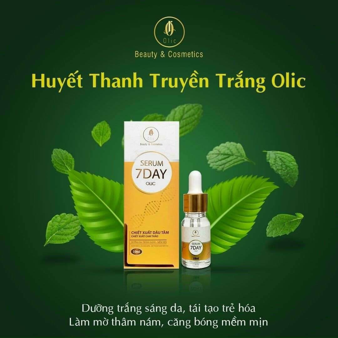 (Hàng Chuẩn Cty)Huyết Thanh Truyền Trắng 7 Day Olic