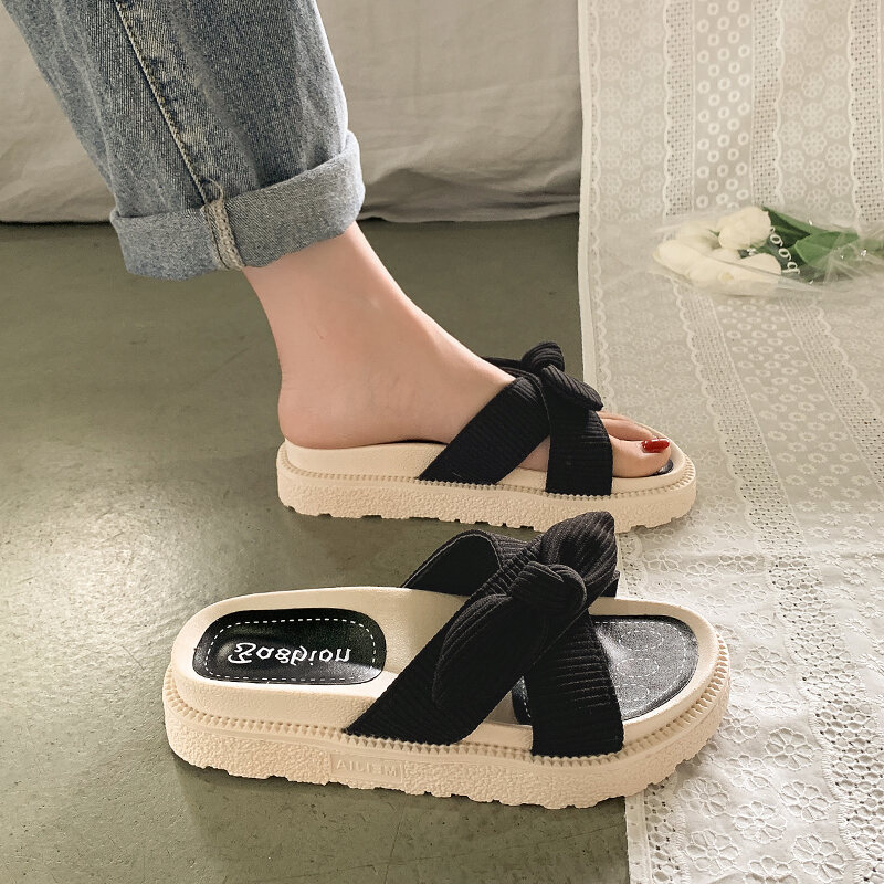 Dép Lê Nổi Tiếng Trên Mạng Dép Đi Biển Đế Dày Dành Cho Ít Người Đi Ra Ngoài Thời Trang Mẫu Mới 2023 Sành Điệu Instagram Đi Bên Ngoài Mùa Hè Phong Cách Tiên Nữ Cho Nữ