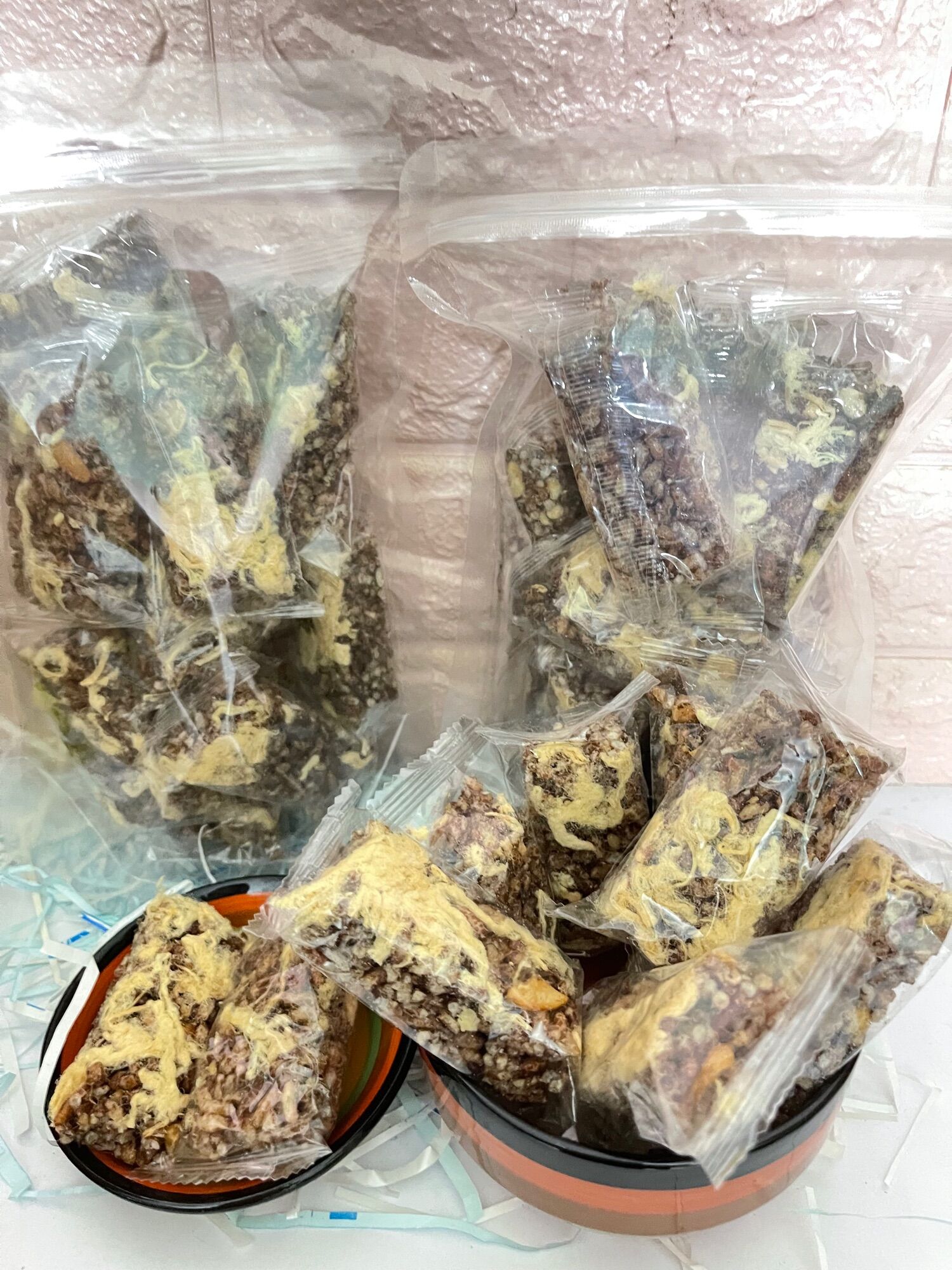 Thanh cơm gạo lứt chà bông túi zip 250gram