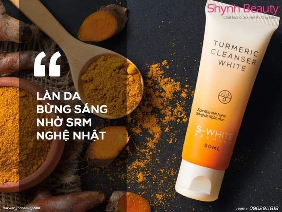 Sữa rữa mặt nghệ nhật swhite 2025