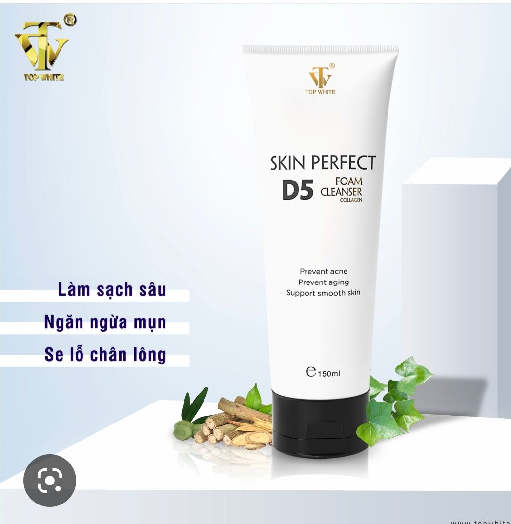 TOP WHITE D5 SỮA RỬA MẶT ( CHÍNH HÃNG)