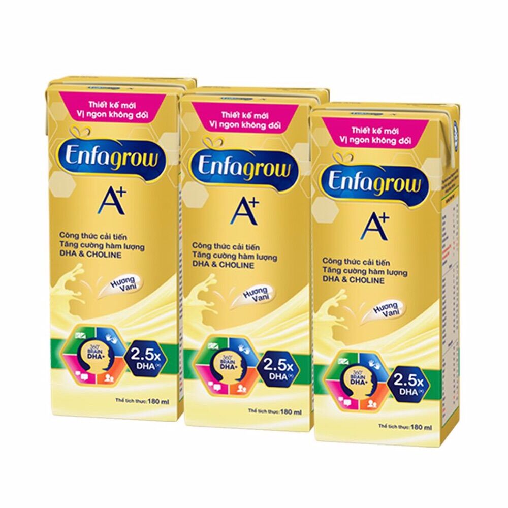 [HCM]Thùng 24 hộp sữa nước enfagrow 180ml - vani