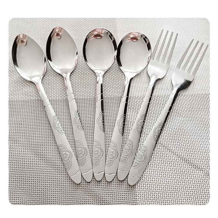 Thìa/dĩa inox cao cấp cán dài cho bé-người lớn