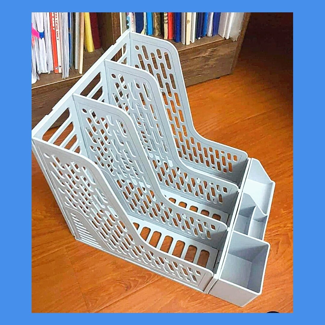 Khay đựng tài liệu ,hồ sơ ,giấy tờ 3 ngăn nhựa Việt Nhật