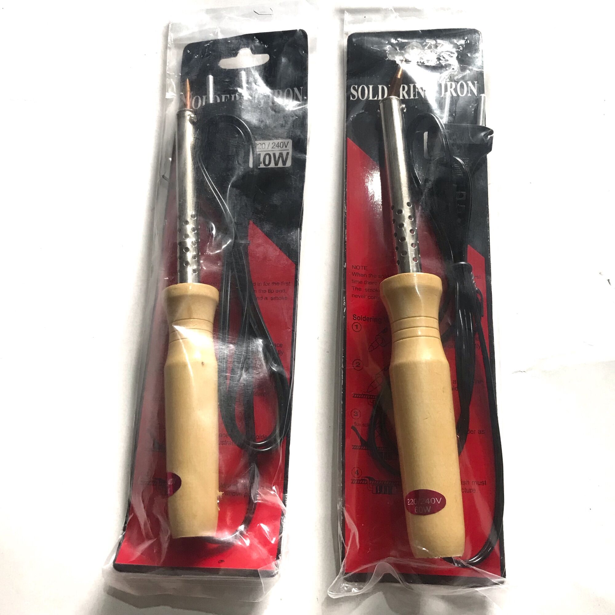 Mỏ hàn thiếc cán gỗ, mỏ hàn chì 40w 60w