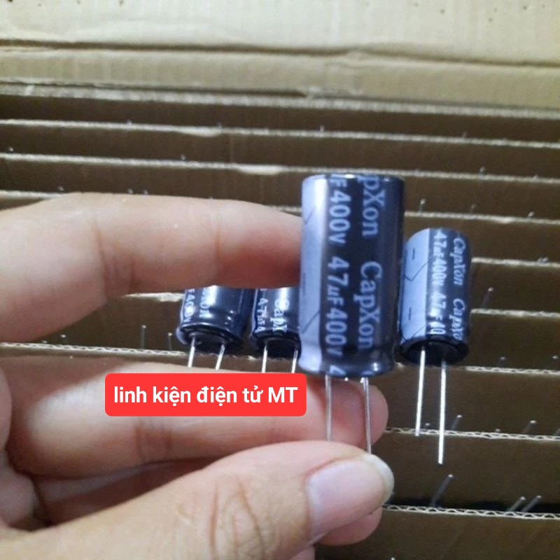 Combo 5 tụ capxon 400v-47uf