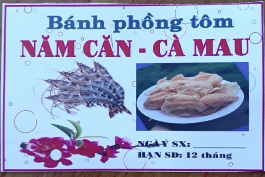 Bánh phồng tôm Cà Mau 1 kí