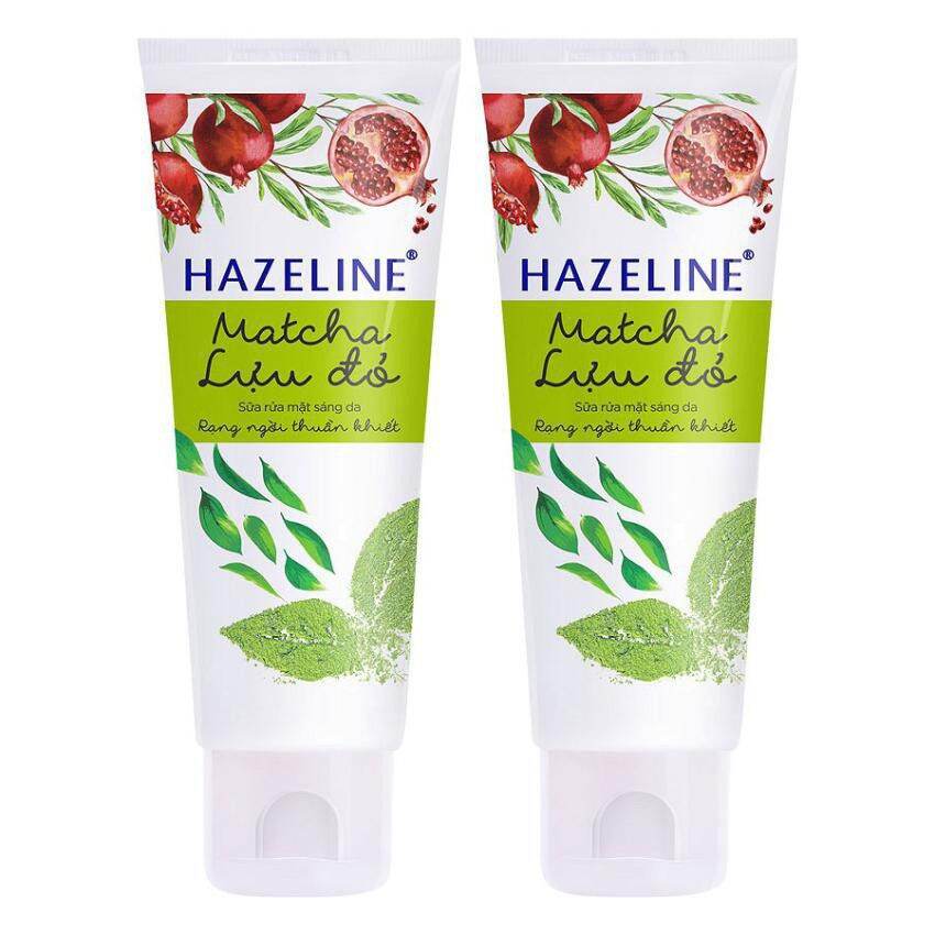 Sữa rửa mặt Hazaline Matcha Lựu Đỏ