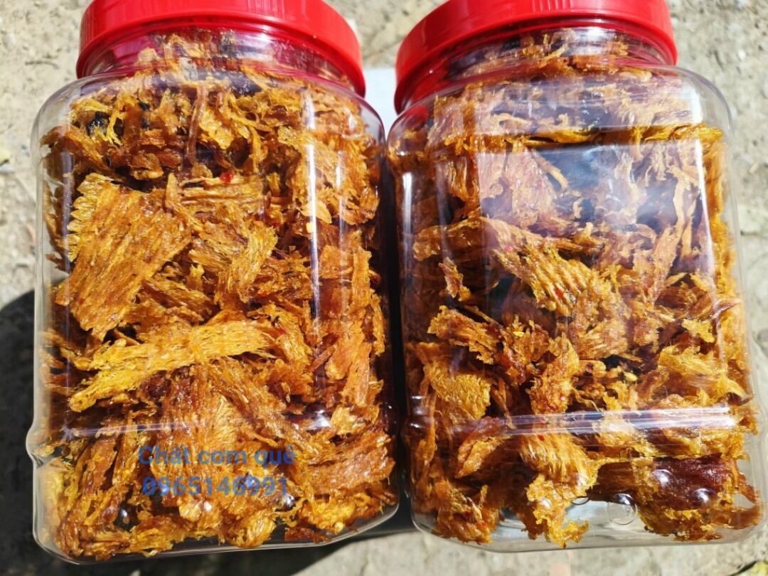 500g khô cá mực xé cay 95k