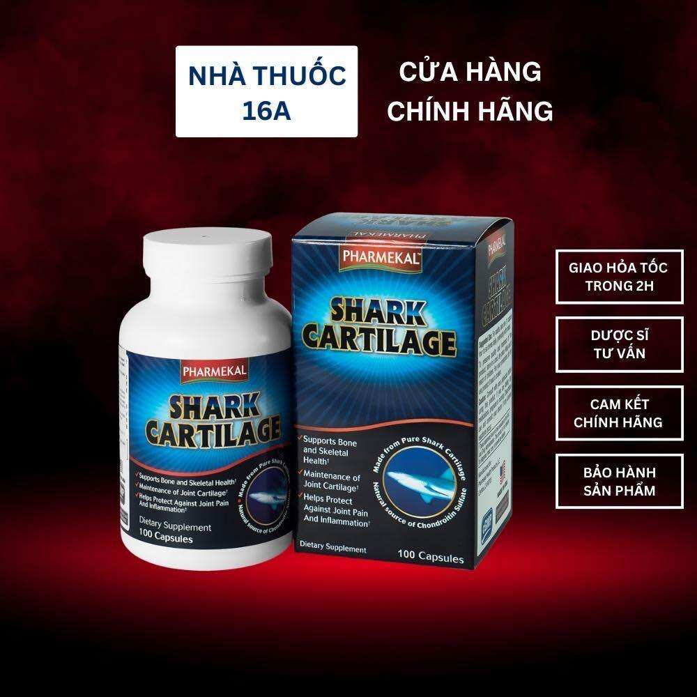 Viên uống sụn cá mập shark cartilage - miễn phí vận chuyển - chính hãng pharmekal - hỗ trợ xương khớp, tái tạo sụn khớp