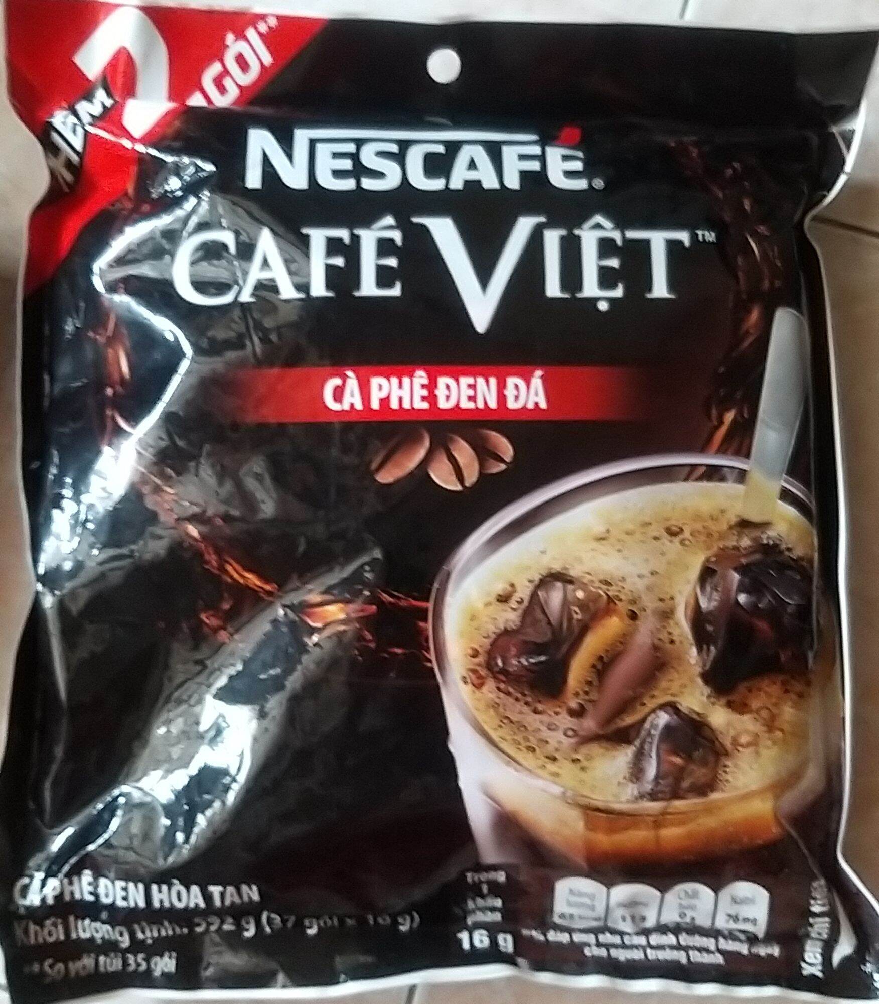 cafe đen nescafe 37 gói* 16g