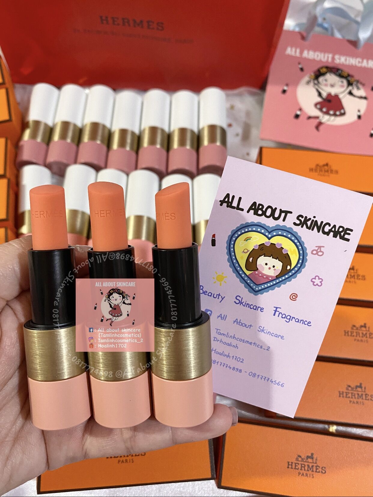 Son dưỡng Hermes mới nhất
