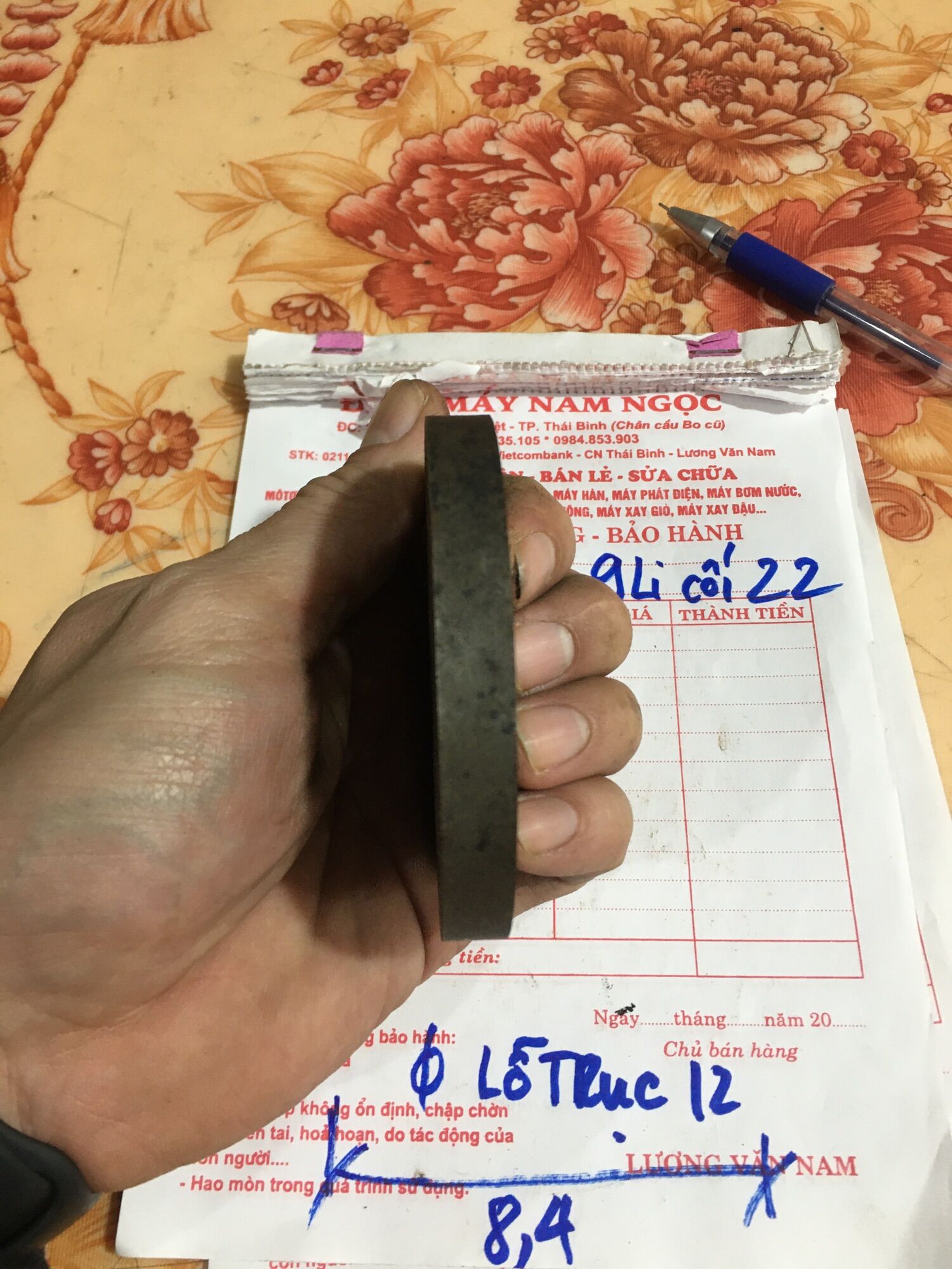Mặt sàng 9mm máy xay thịt cối 22