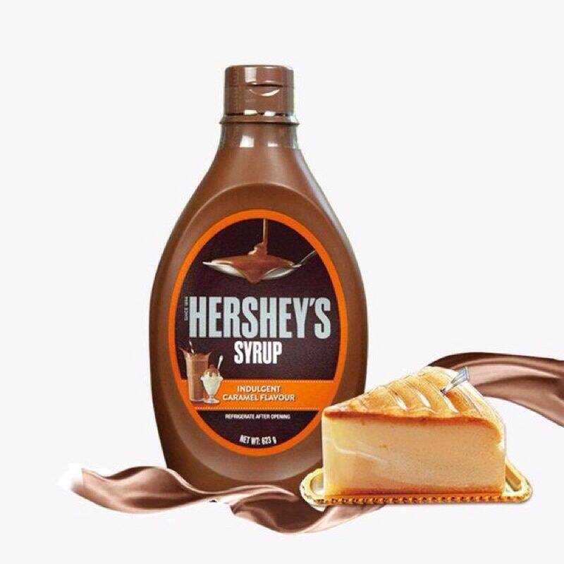 COMBO 2 chai Sốt topping Si-rô Hershey's Caramel 623g