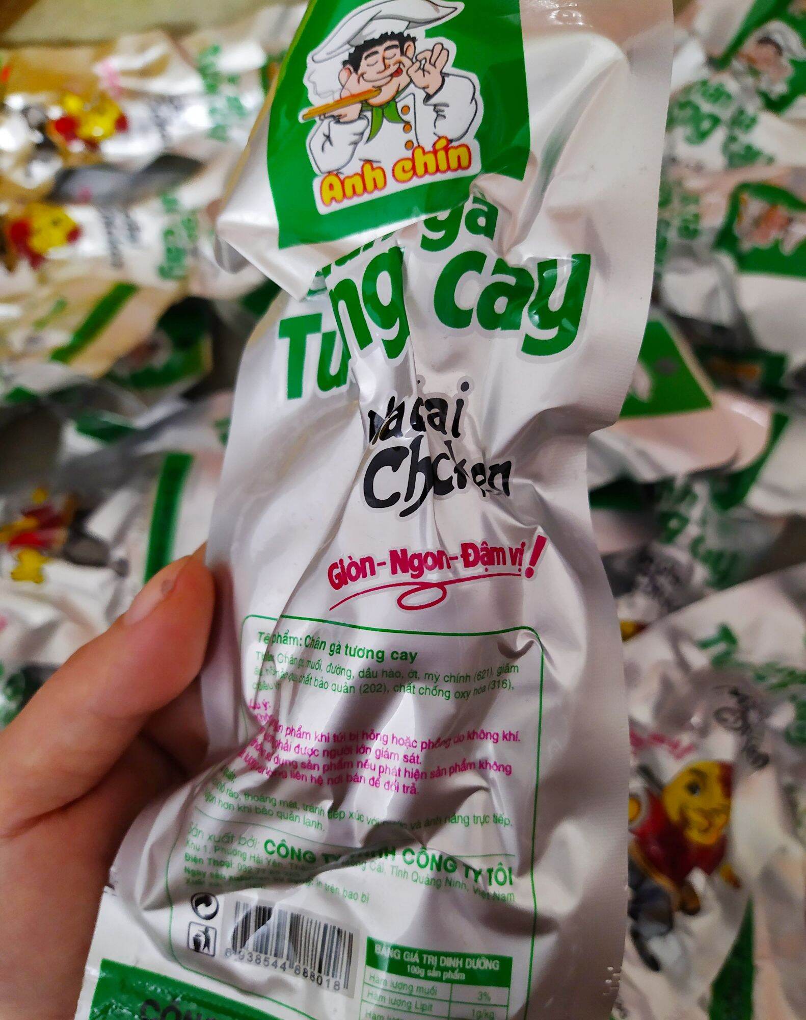 Chân gà Tương Cay siêu thơm ngon
