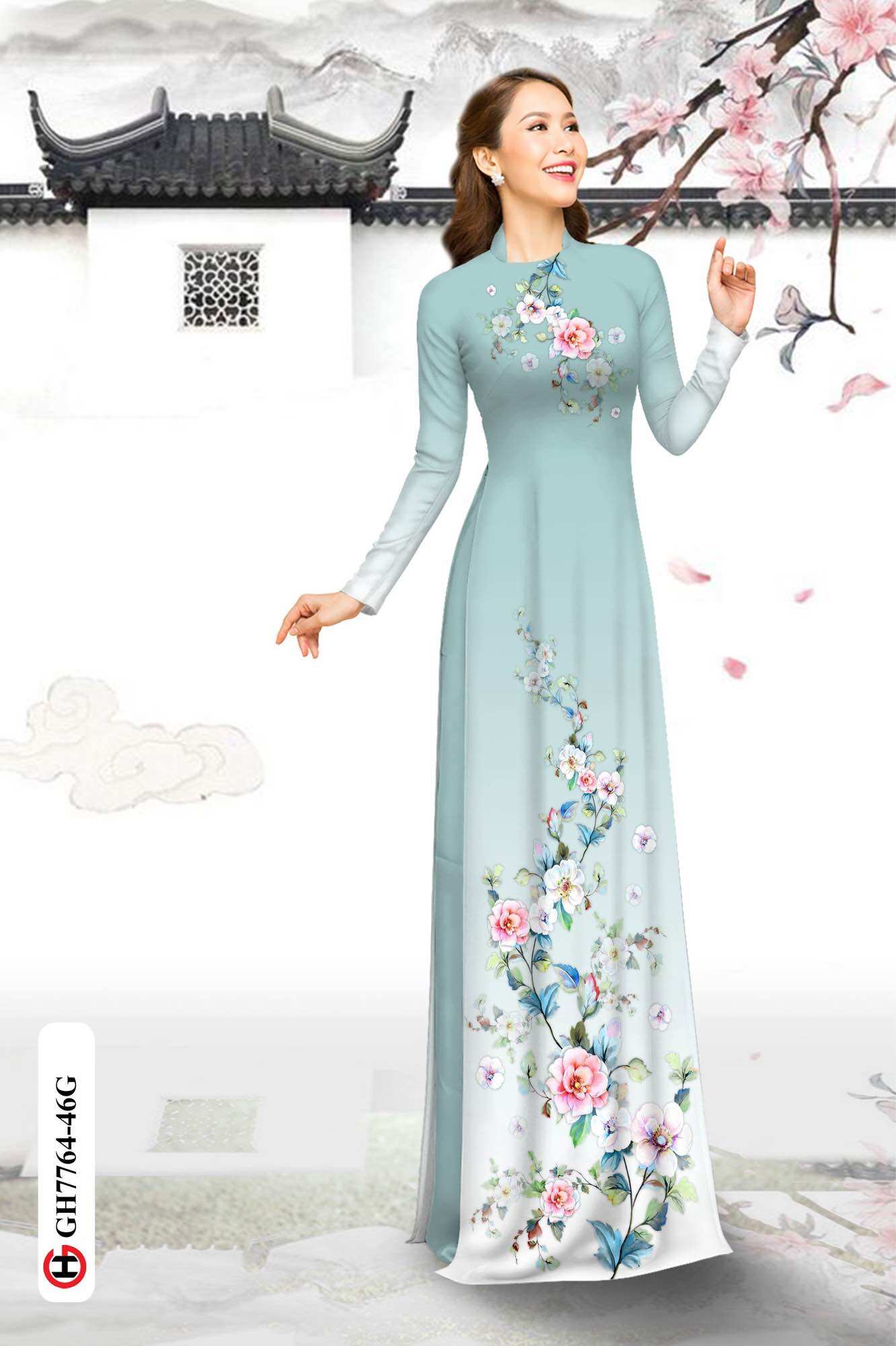 Vải áo dài in 3D