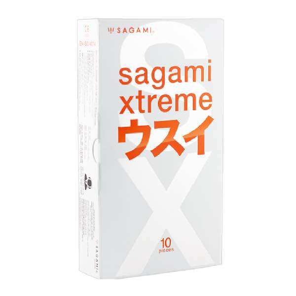 Bao cao su Sagami Superthin - hàng siêu mỏng, co dãn tốt, không mùi
