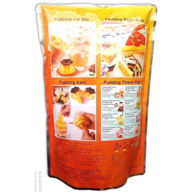 Bột Pudding Khoai Môn Dou Xian Food 1kg