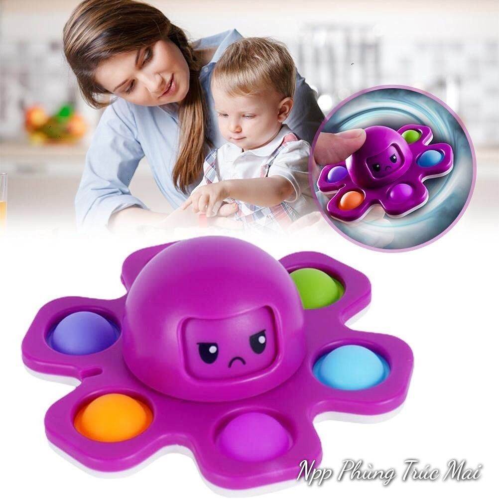 Pop it con quay bạch tuộc cảm xúc