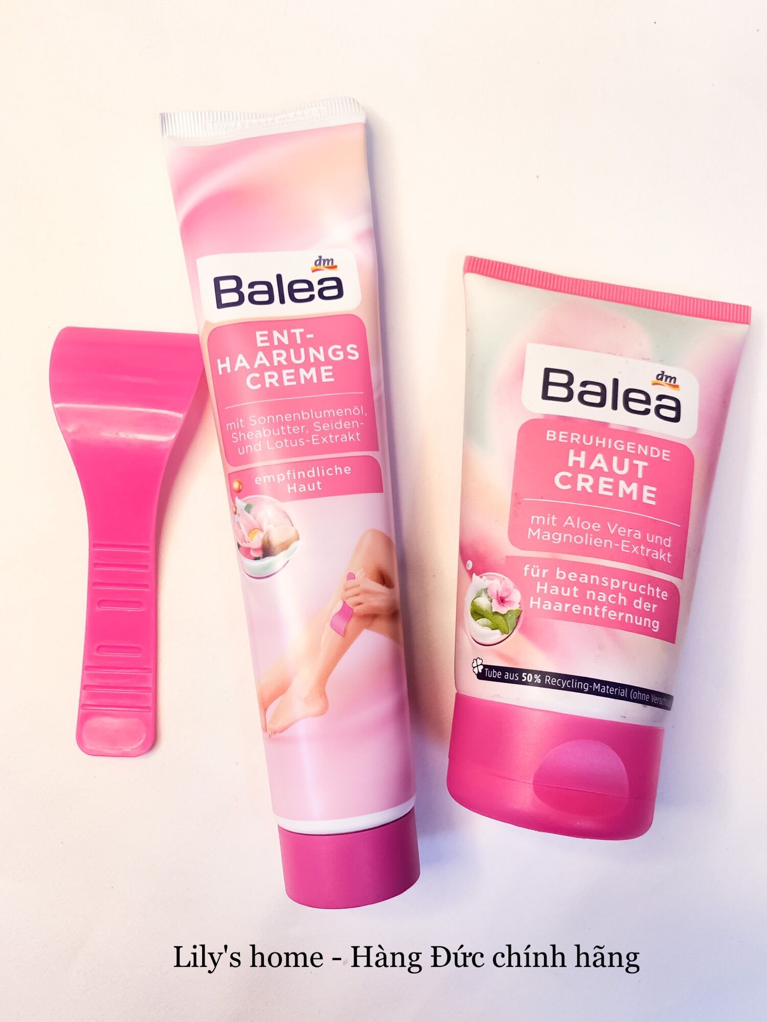 Balea, Kem tẩy lông cho da nhạy cảm Balea Ent-Haarungs Creme 125ml, hàng Đức chính hãng