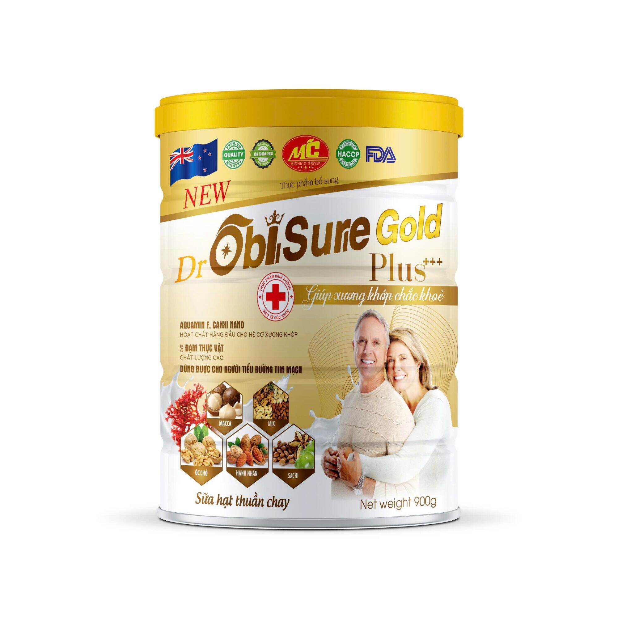 Sữa hạt Xương Khớp Obisure Gold Plus - giúp nuôi dưỡng và bảo vệ sụn khớp xương khớp hấp thụ tốt ( h