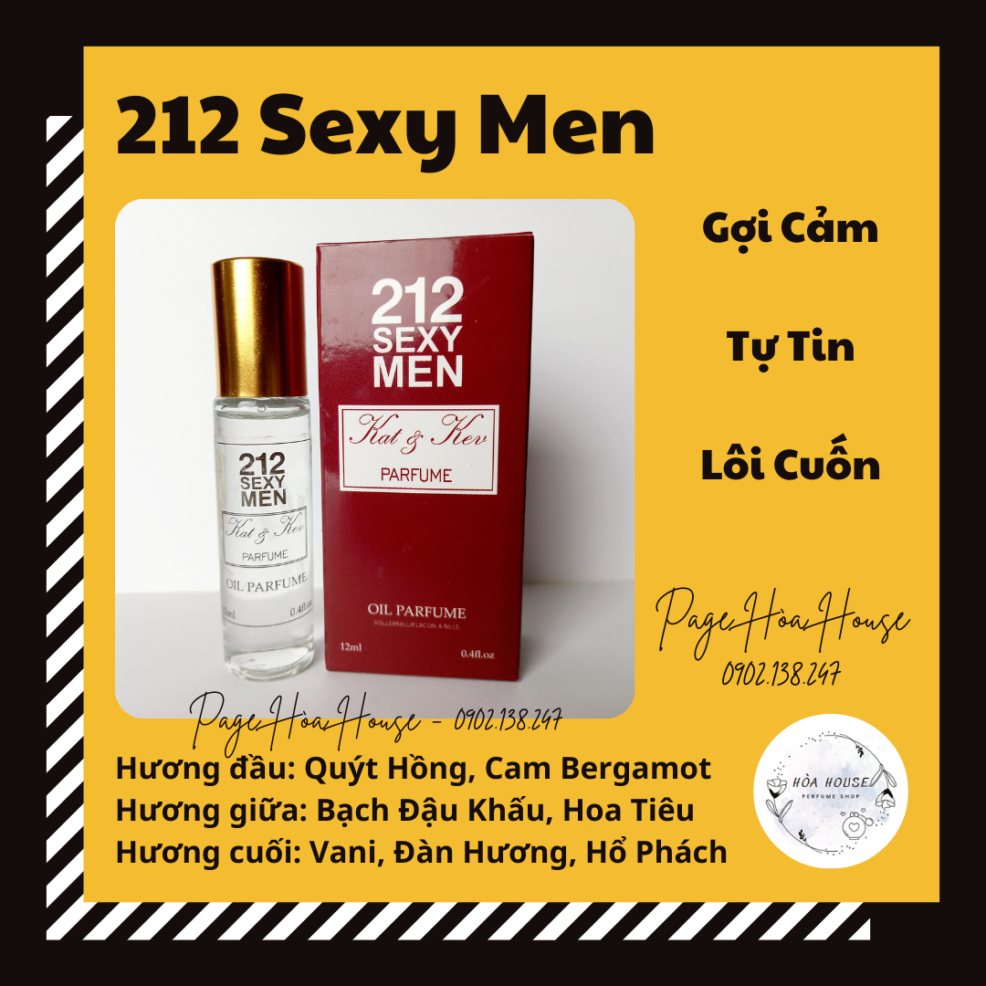 Nước hoa Kat & Kev dạng lăn 12ml - Cho Nam & Nữ