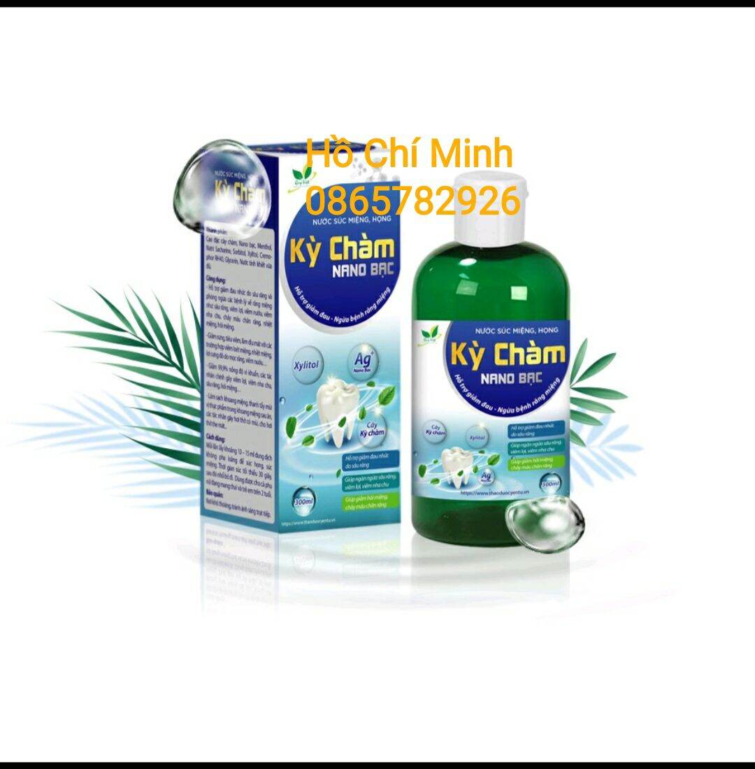 [Hcm]Súc Miệng Kỳ Chàm Nano Bạc 300Ml_Việt Nam