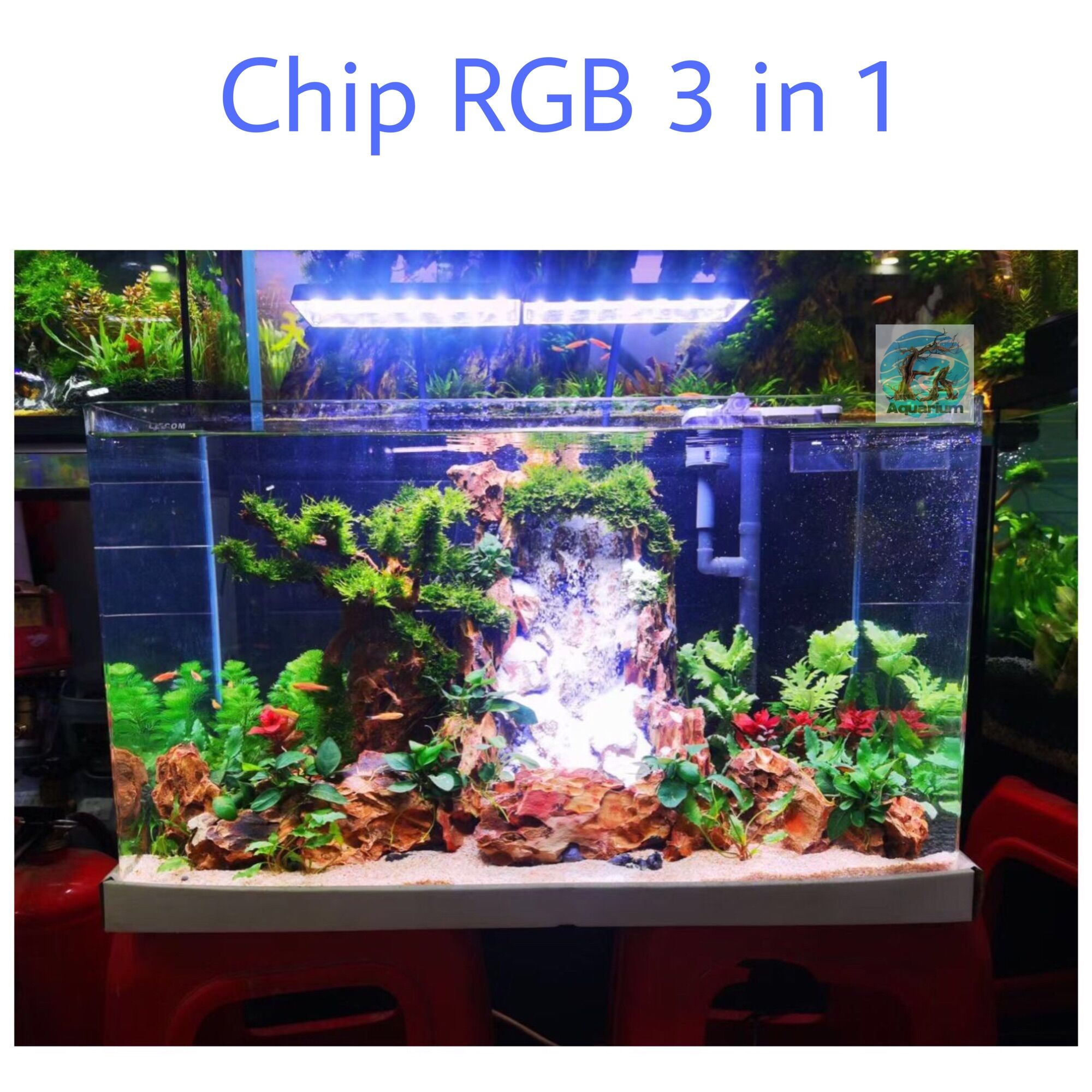[BH 1 đổi 1] Đèn led RGB Flat S3 plus Nano cho hồ mini