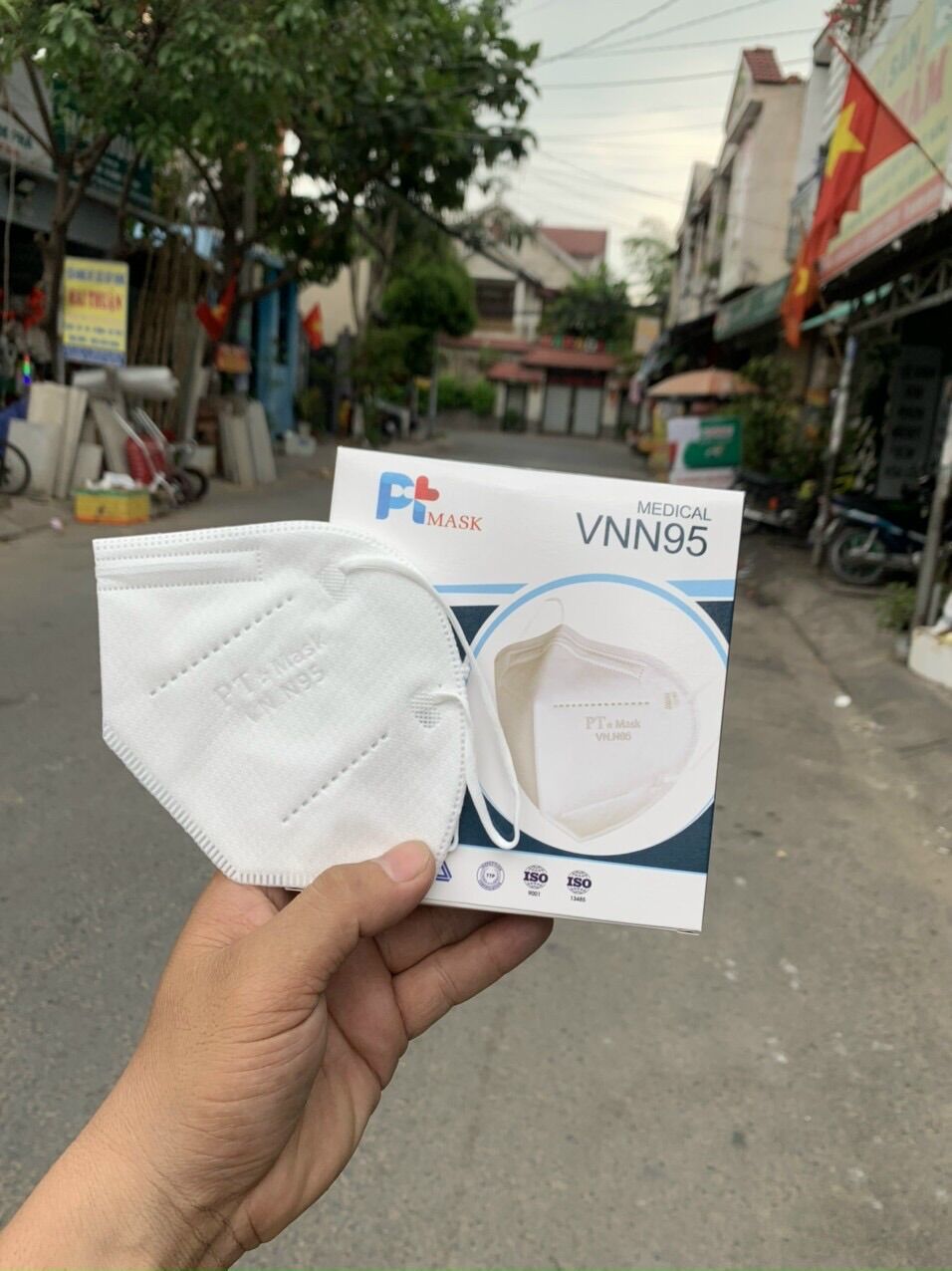 [Hộp 10 cái khẩu trang N95, 4 lớp] khẩu trang PT MASK VN95, N95
