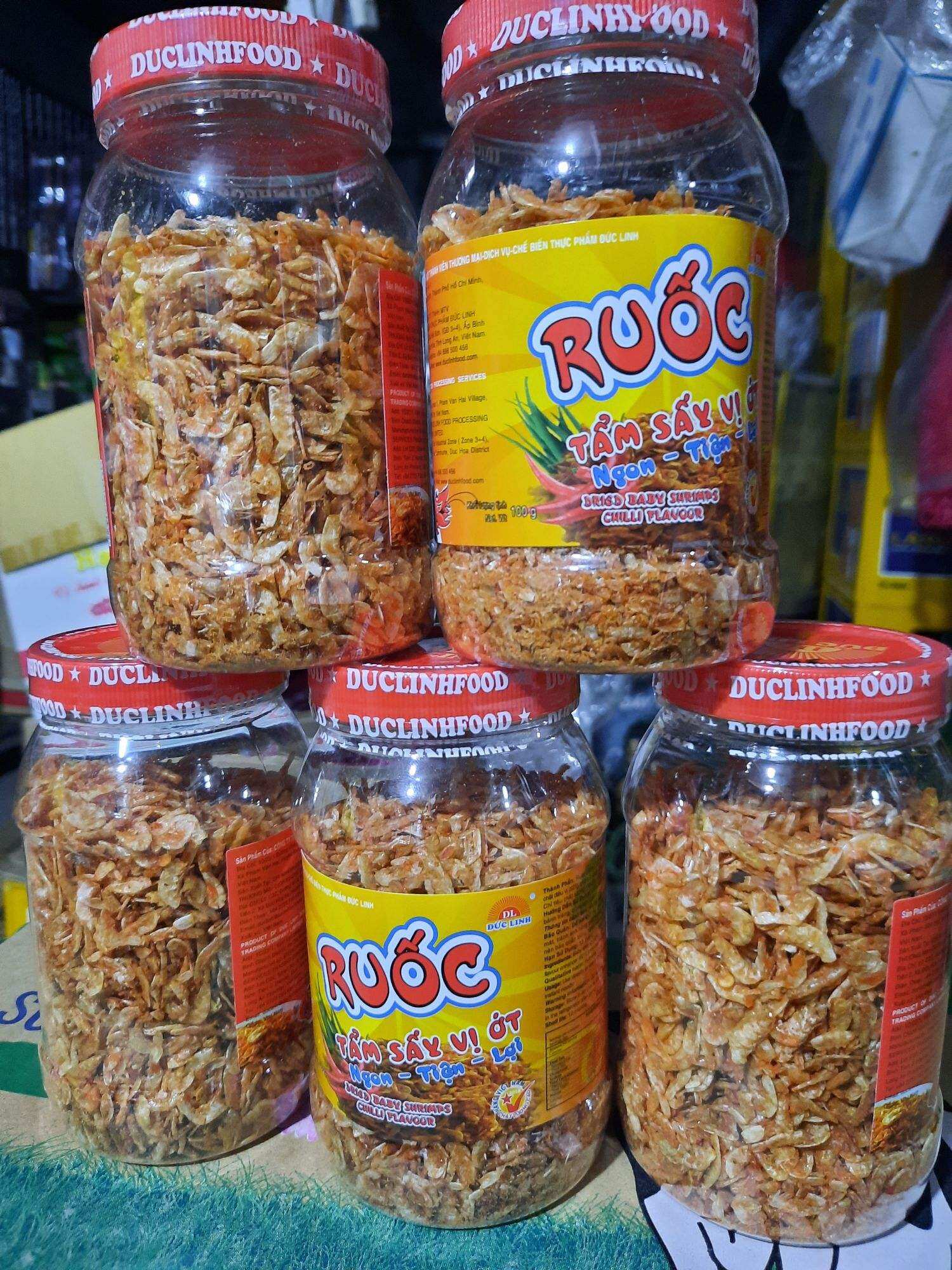 Ruốc sấy tẩm ướp gia vị hu100 gam