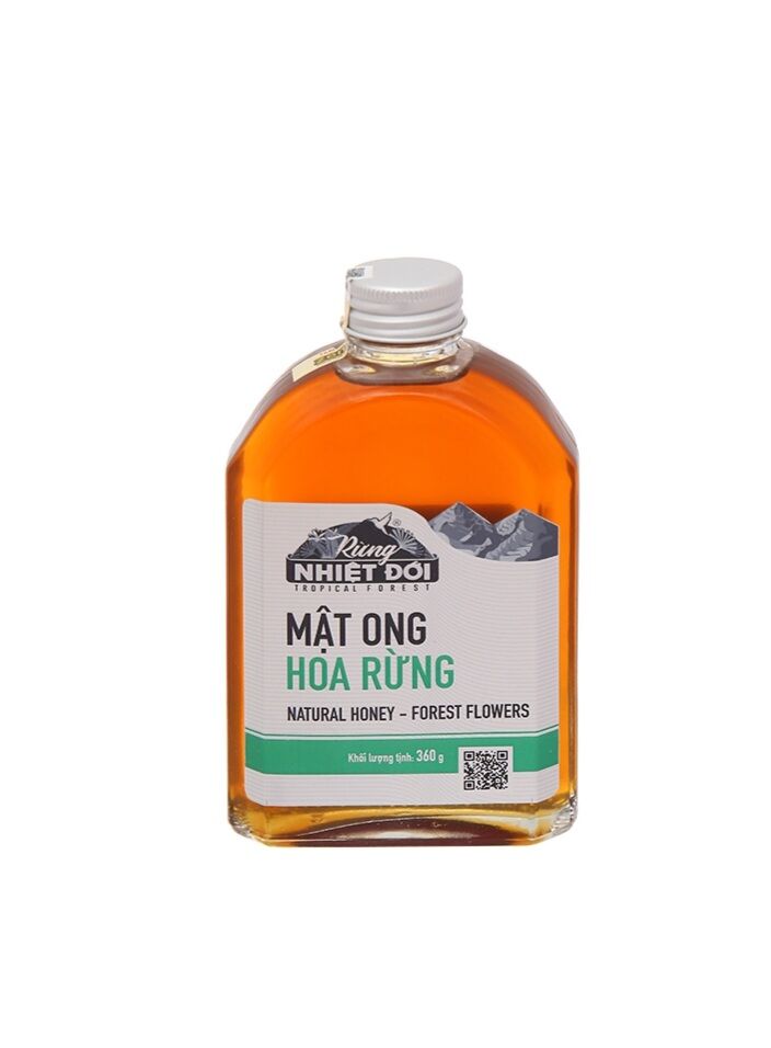Mật ong hoa rừng nhiệt đới chai 360g