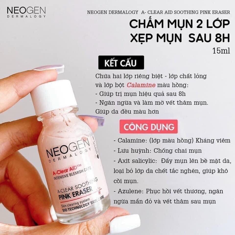 Chấm mụn Neogen A-clear Soothing Pink Eraser 15ml