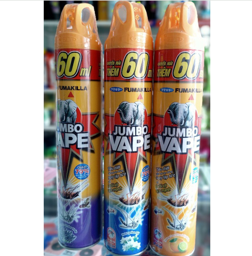 Bình xịt côn trùng Jumbo Vape 600ml