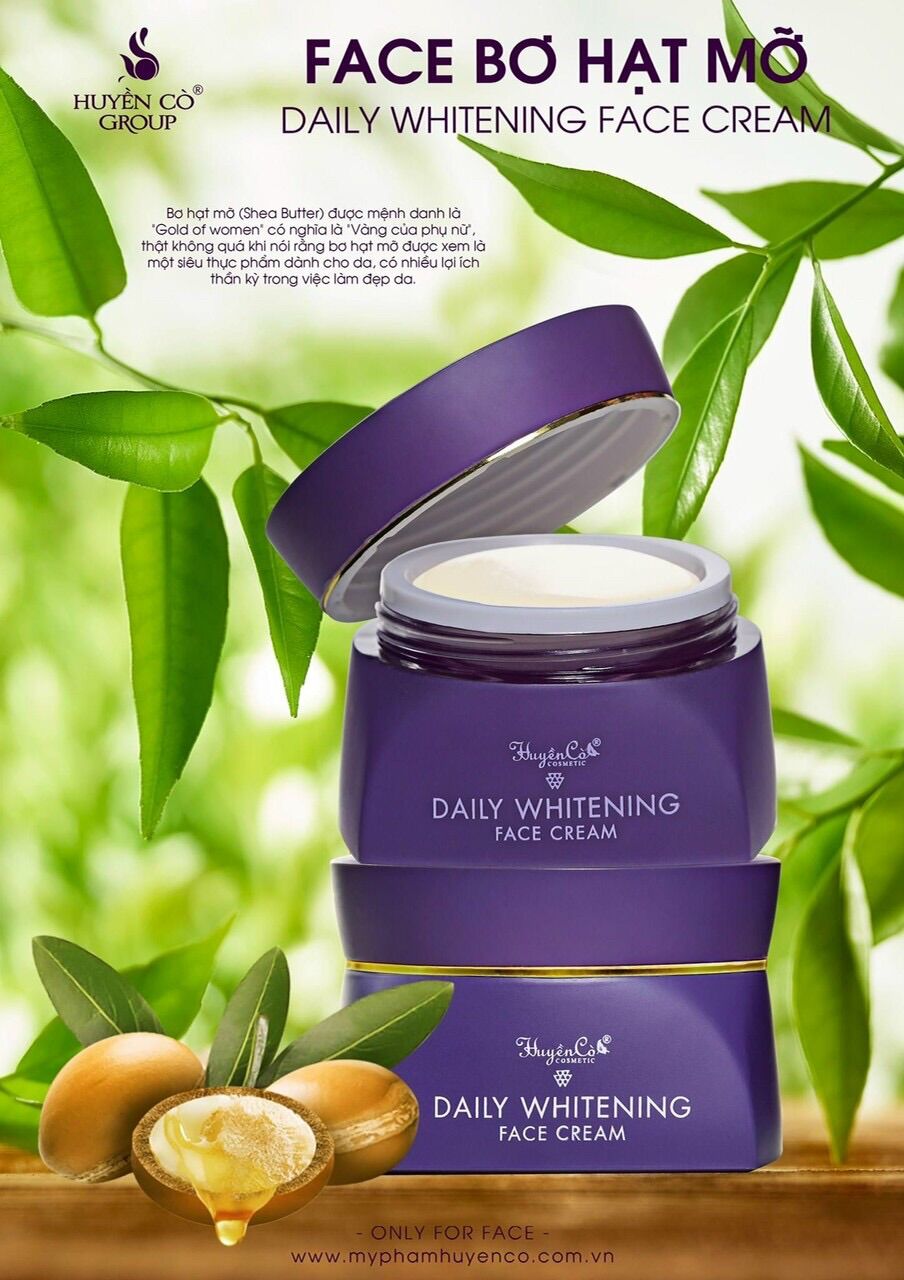 Kem face bơ hạt mở huyền cò 30gr