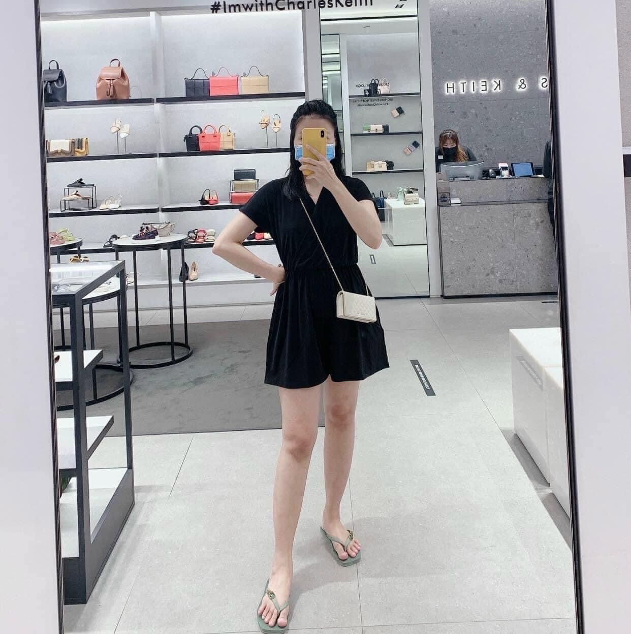 Túi chữ N da hạt size mini 16cm