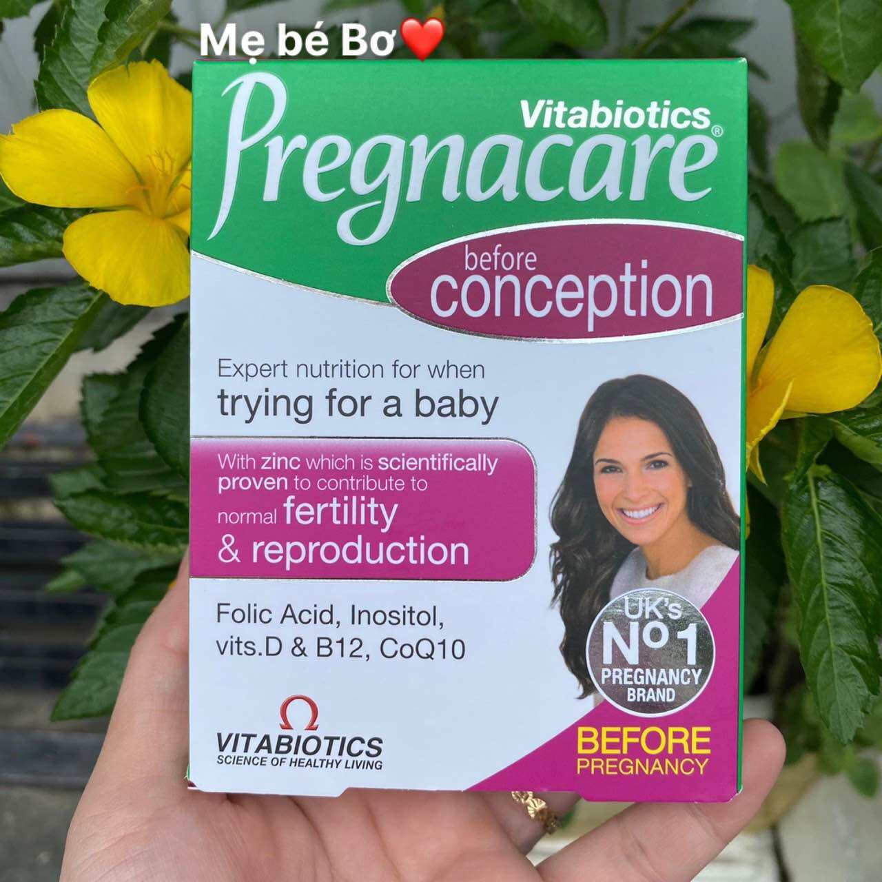 Viên bổ trứng Pregnacare before Conception dành cho phụ nữ chuẩn bị mang thai, Pregnacare UK Anh Quố