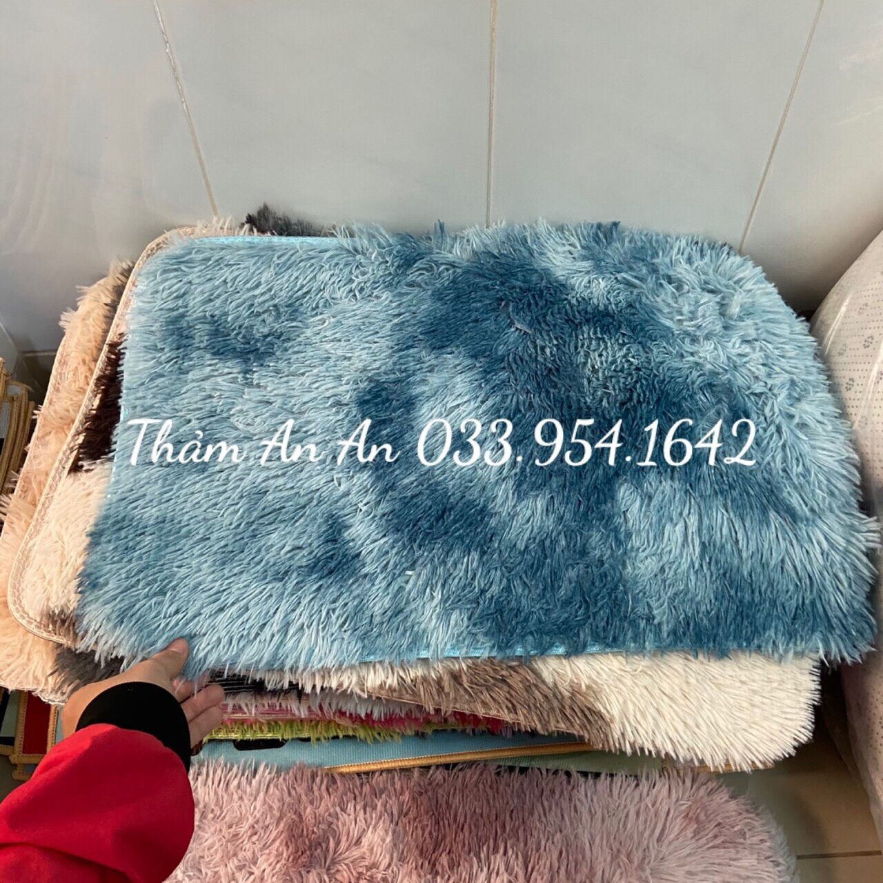 THẢM DẶM CHÂN - THẢM LÔNG LOANG 40cm x 60cm